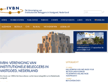 Tablet Screenshot of ivbn.nl